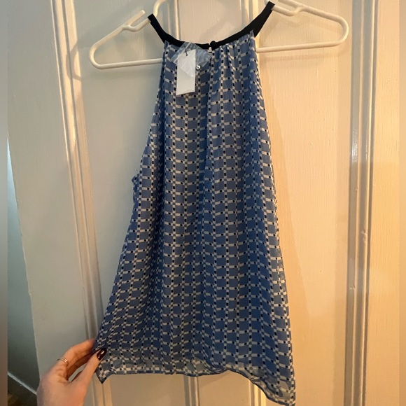 Joie Blue French Chambray Summer/Spring Top - Picture 1 of 3